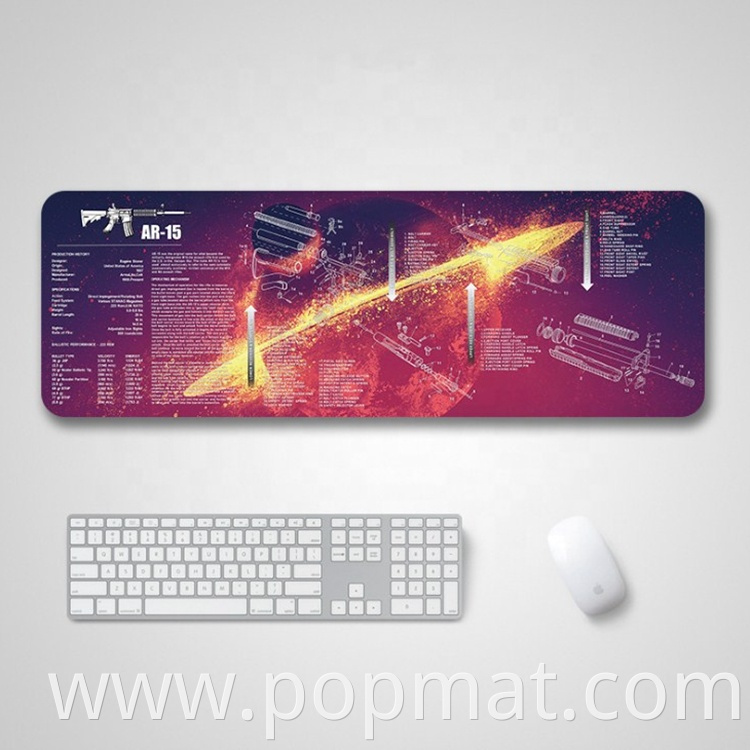 Promotional cheap gaming mouse pad custom rubber printed mouse pad